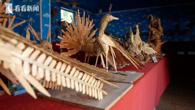 这位78岁老人在崇明乡间建了一座手工艺品展厅(图1)